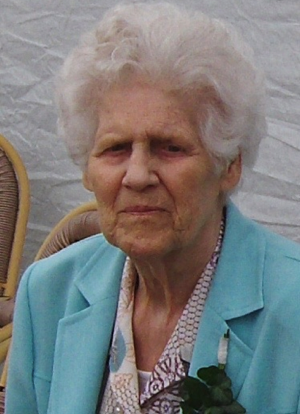 Marietje Verbeek / van de Moosdijk, 2008, her birthday at the retirement home